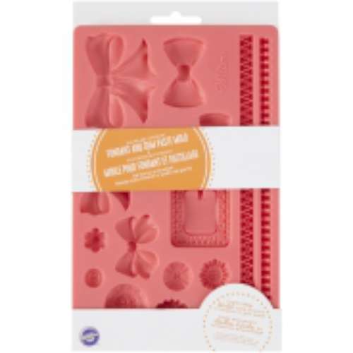 Buttons and Bows Gumpaste Silicone Mould - Click Image to Close
